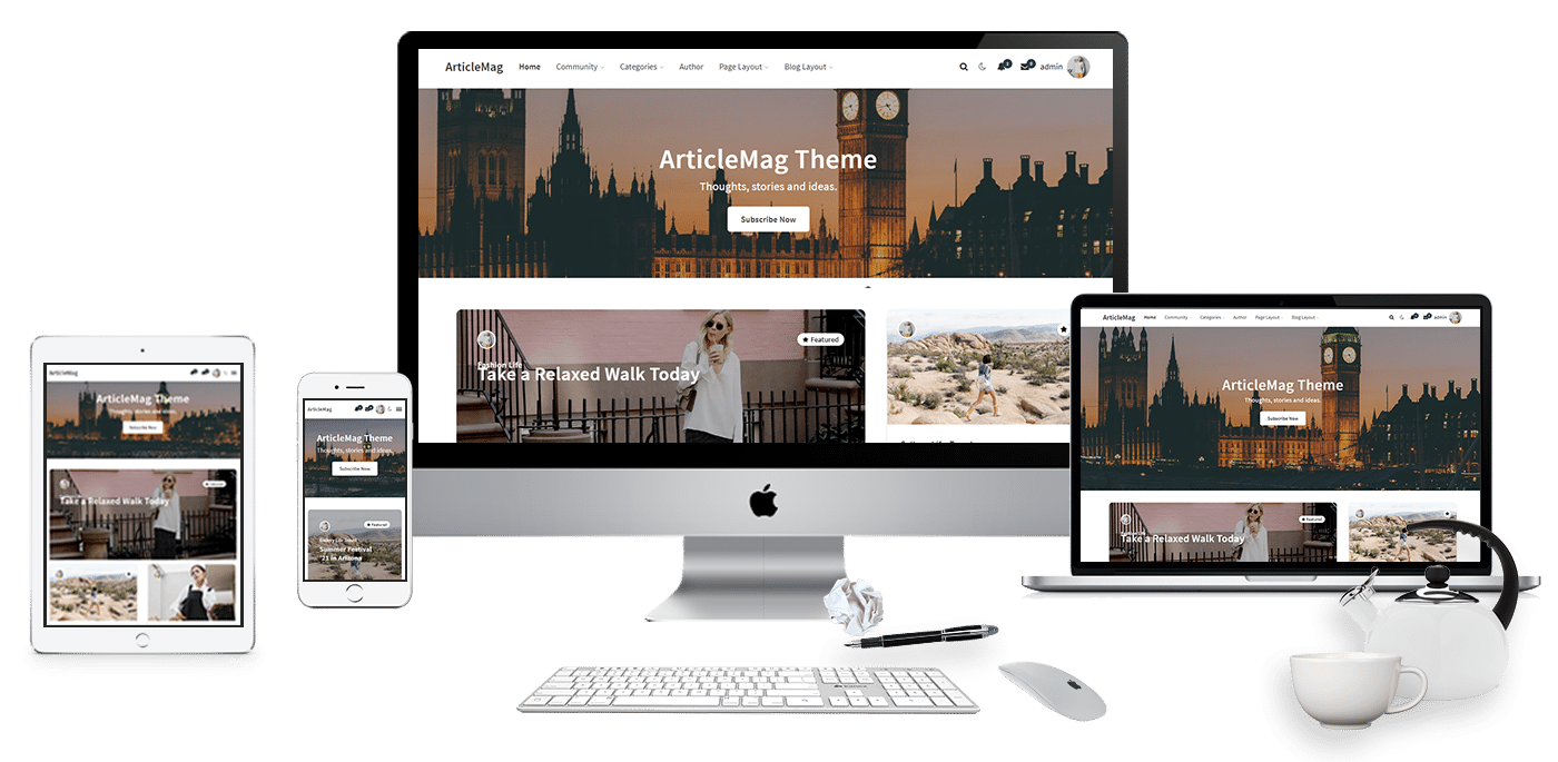 Responsive articlemag