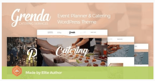 web themes for catering