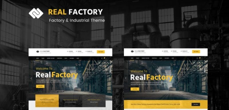 Real Factory- WordPress Construction Themes