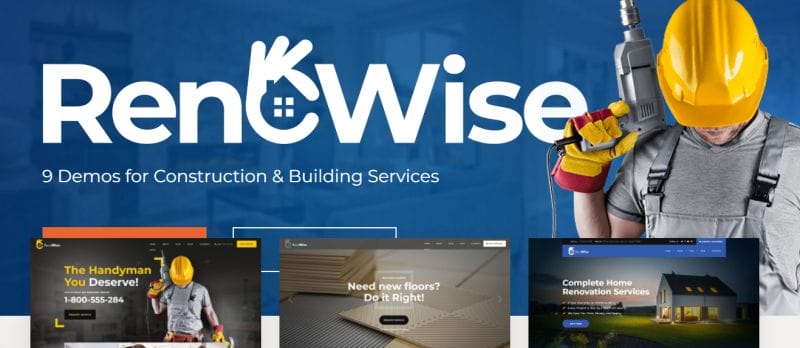 RenoWise WordPress Construction Theme